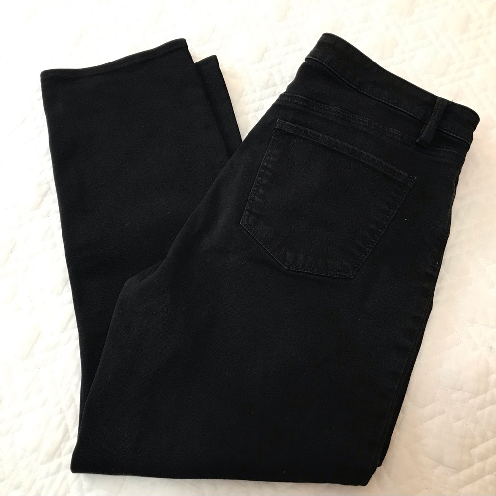 Talbots Flawless Five Pocket Black Slim Ankle Jeans Size 10